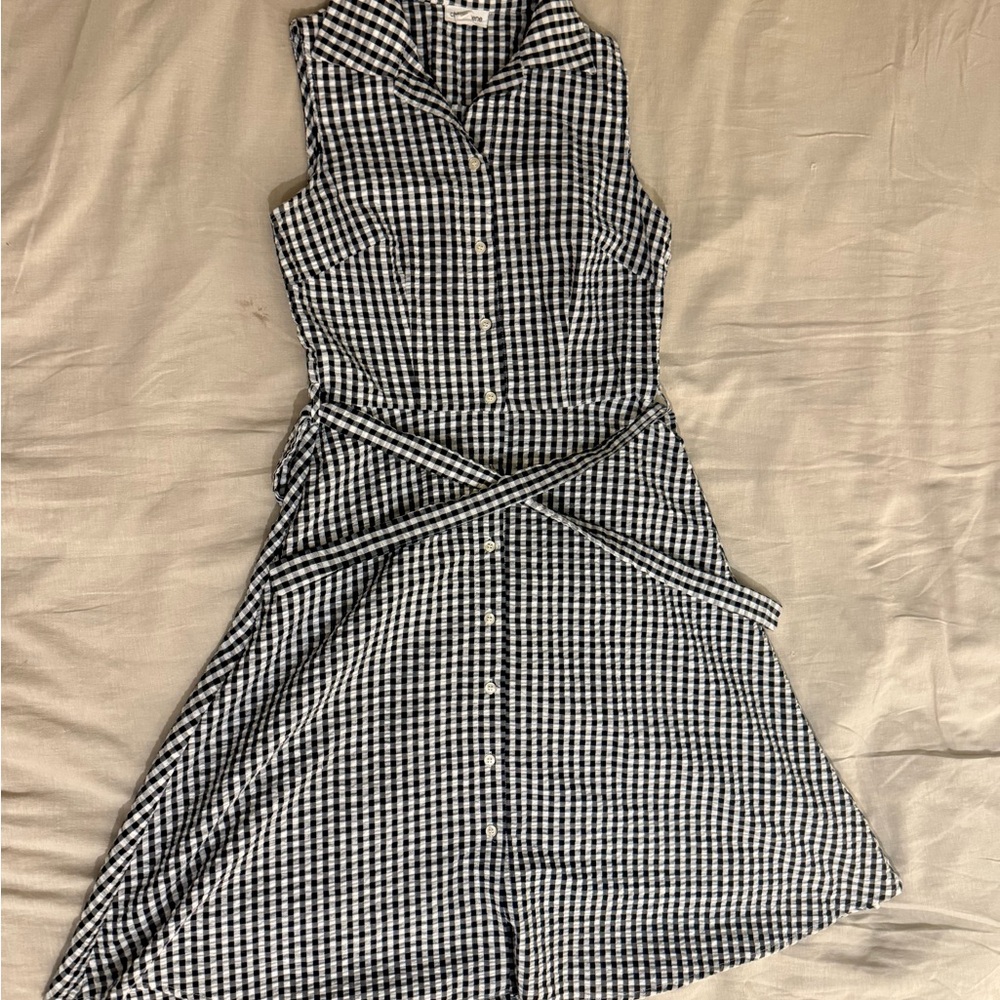 Gingham sun dress